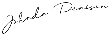 Johnda Denison signature skewed